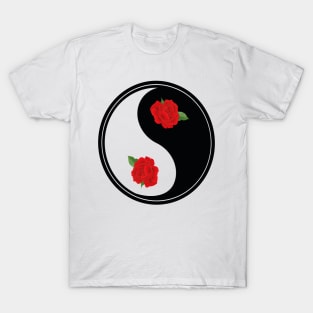 Ying Yang Roses T-Shirt